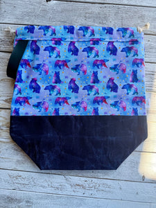 Big Boss - Borealis Bears/dark waxed denim waxed