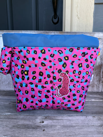 SQUISH - pink leopard with patch