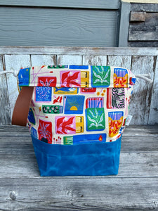 Lil Boss - Matches/bright blue waxed canvas