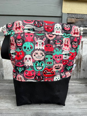 Like A Boss - cute creeps/black waxed canvas