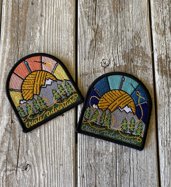 Create Adventure Iron On Patch - Sunrise